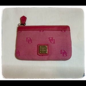 Vintage Pink Dooney & Bourke Coin Purse
